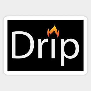 Drip artistic typography design Sticker